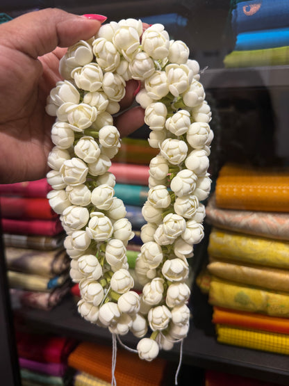 Mallipoo Natural Looking Handmade Jasmine Flower Gajra G3