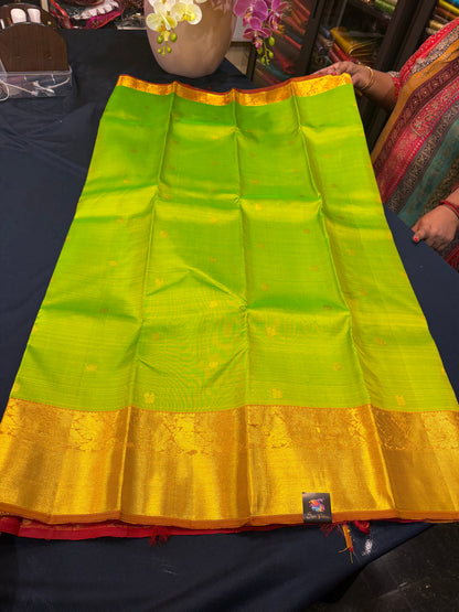 Kanchipuram Pure Silk Saree Bridal Kanjivaram Sari SPK280