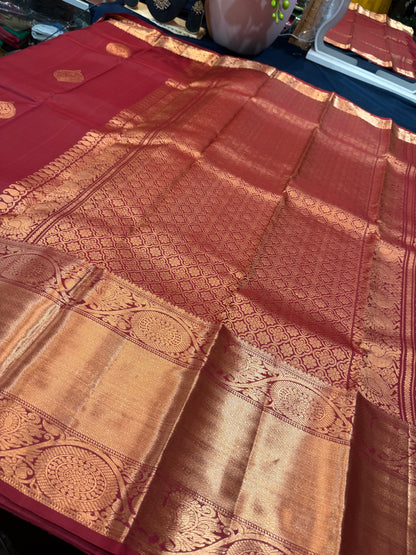 Kanchipuram Pure Silk Saree Kanjivaram Sari| SPK080