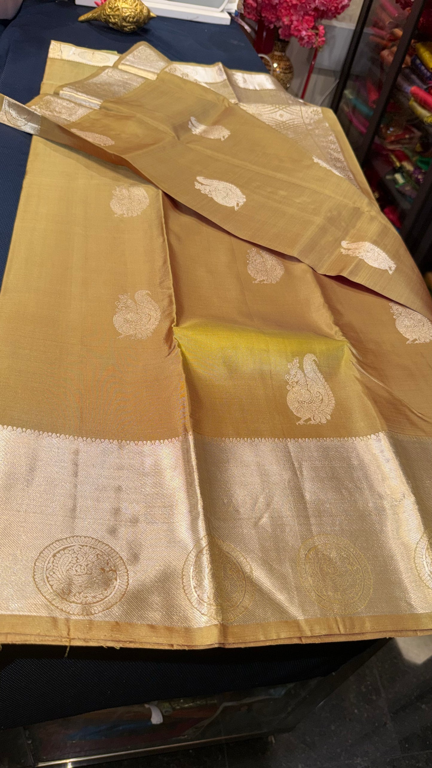 Kanchipuram Pure Silk Saree Kanjivaram Sari| SPK100