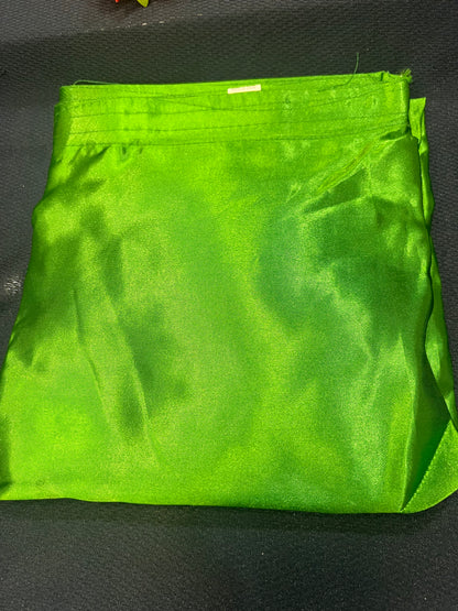 Sari Petticoat Satin Underskirt Saree Skirt Green P2