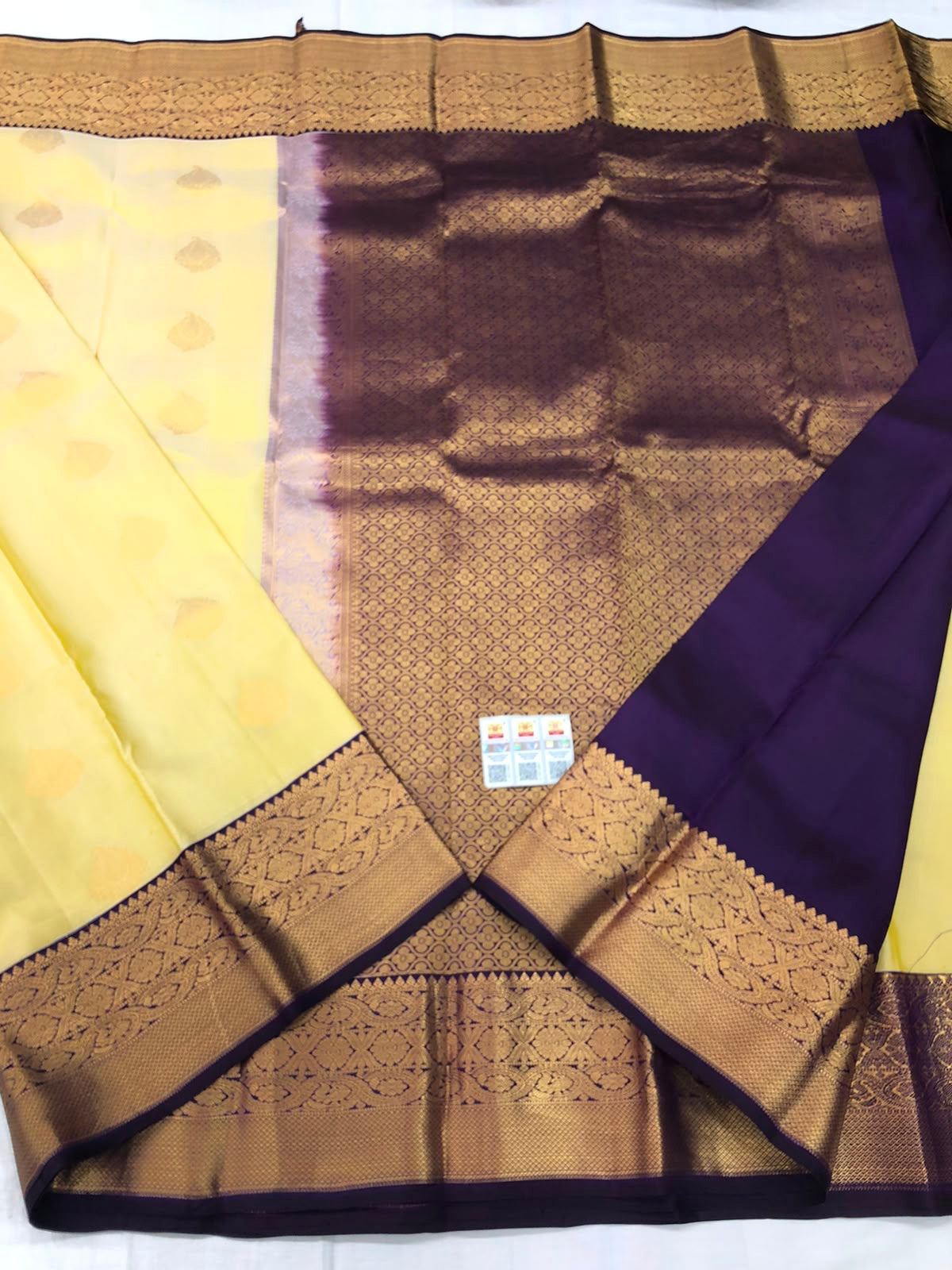 Kanchipuram Pure Silk Saree Bridal Indian Kanjivaram Sari SPK315