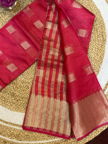 Pink Sari Indian Saree S43