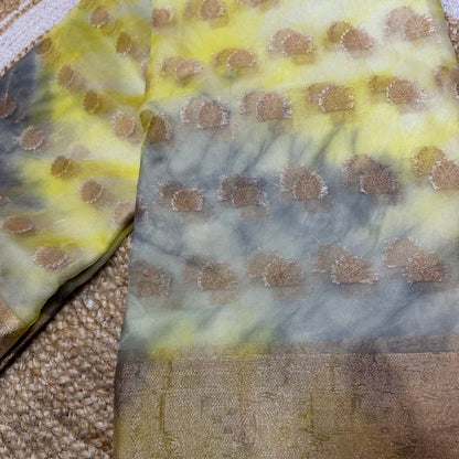 Sari Indian Fancy Casual wear Organza Banarasi Saree SAR6