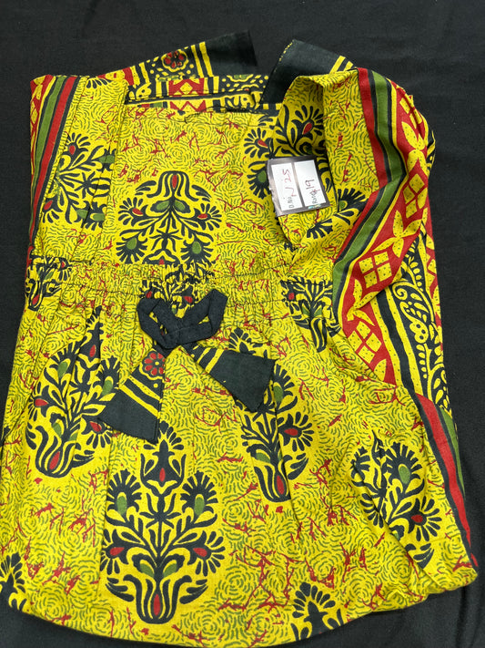 Free size Indian Cotton Nighty Nightgown NI25