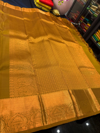Kanchipuram Pure Silk Saree Bridal Kanjivaram Sari SPK240