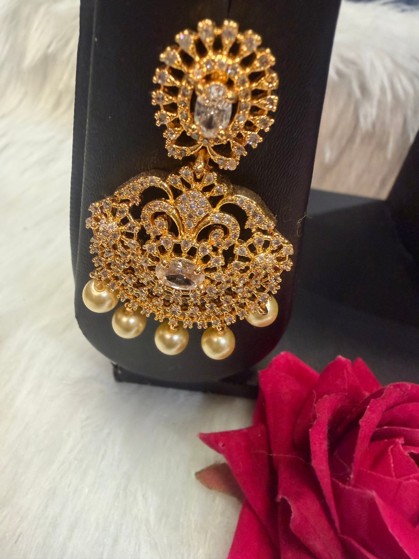 AD Indian Bridal Necklace set N3