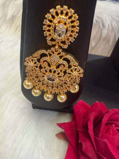 AD Indian Bridal Necklace set N3