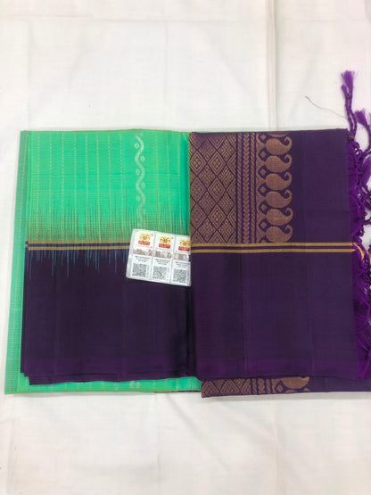 Pattu Soft Silk Indian Saree Pure Silk Sari Dark Green SS42