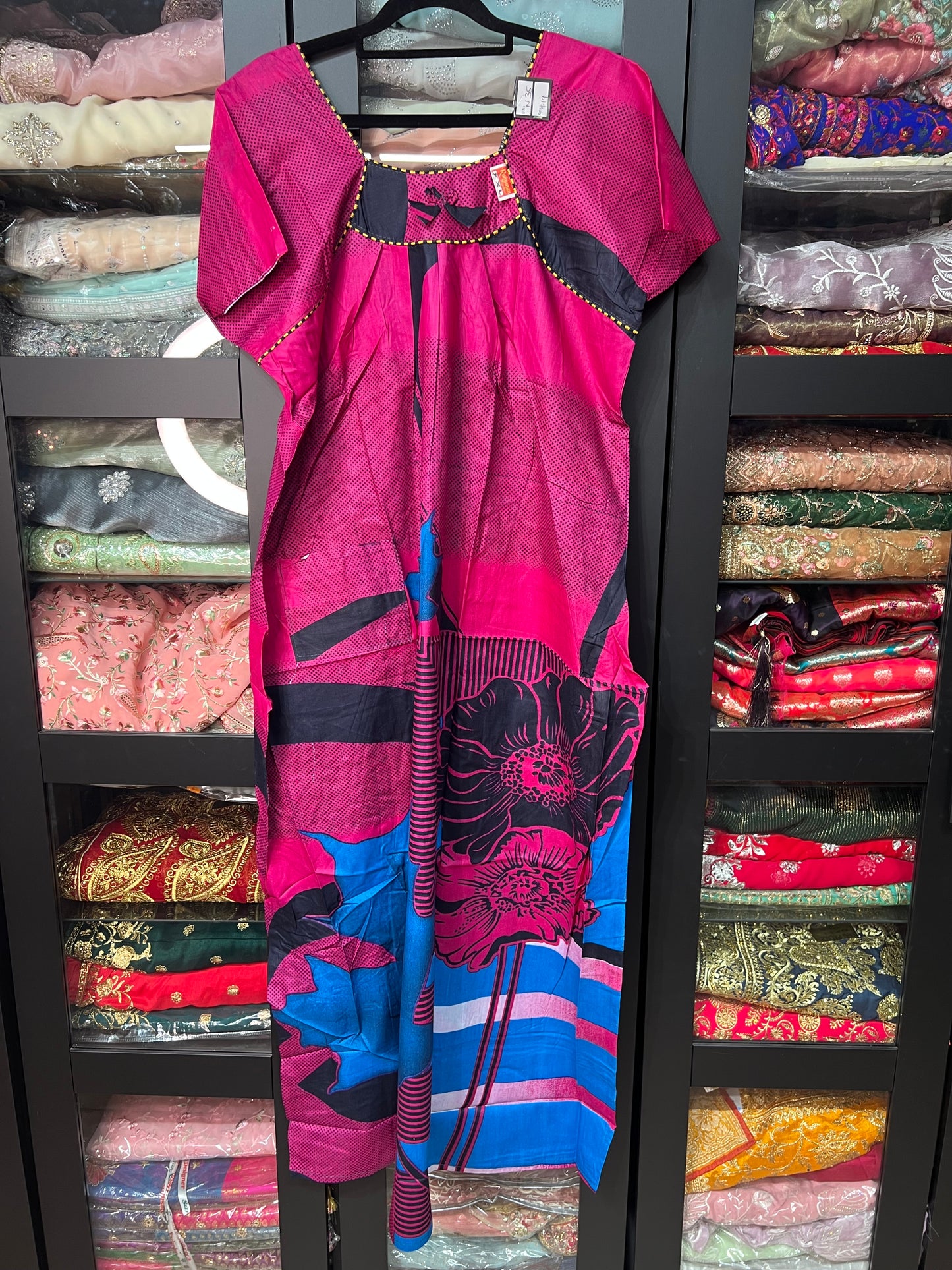 2XLsize Indian Cotton Nighty Nightgown NI35