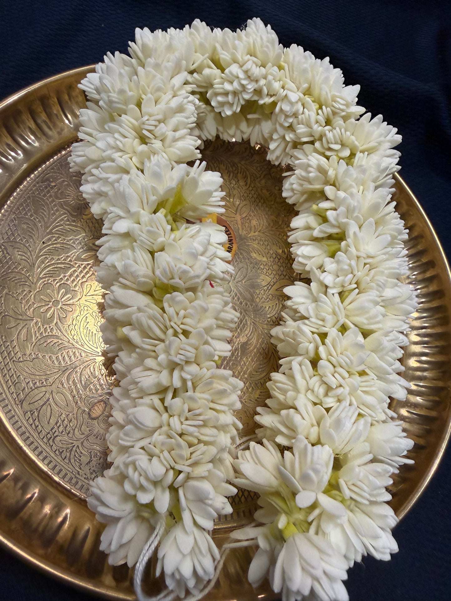 Double Mullai Poo Natural Looking Handmade Jasmine Flower Gajra G11