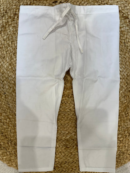 Size 1 Age Boys Sherwani Outfit Cotton White K2