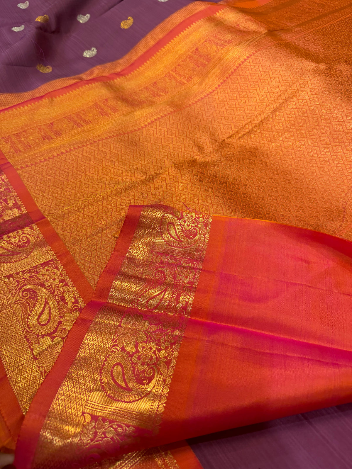 Bridal Kanchipuram Pure Silk Saree Kanjivaram handloom Sari SPK465