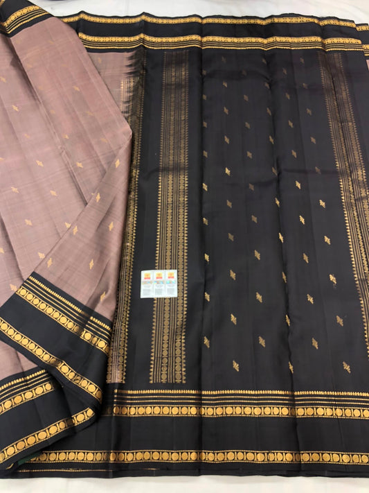Vintage Kanchipuram Pure Silk Saree Bridal Indian Kanjivaram Sari SPK323