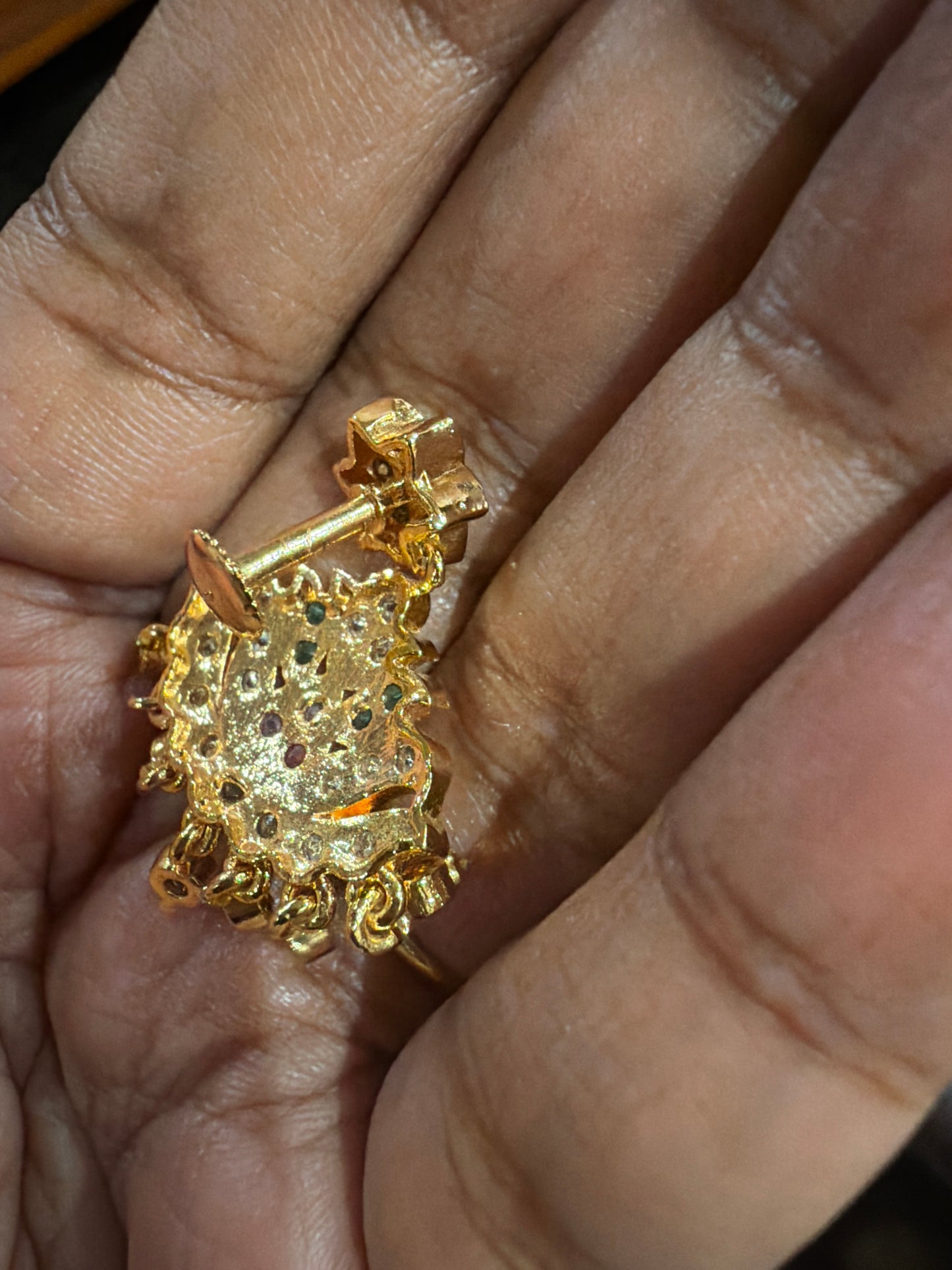 Impon Temple Indian Necklace Multi Addiyal Jewellery N39