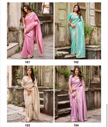 Sari Indian Bollywood Designer Party wear Saree Z9