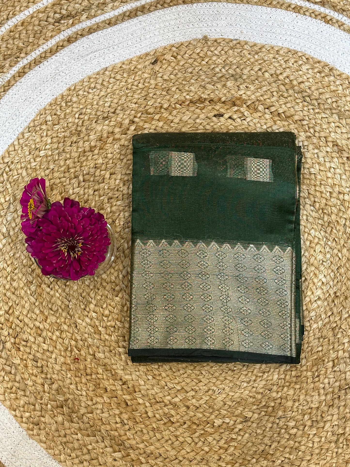 Green Sari Indian Saree S29