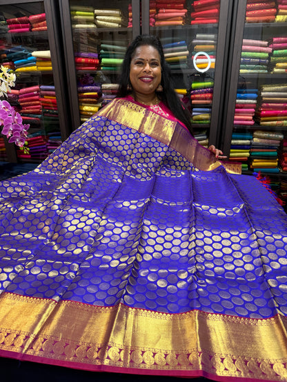 Bridal Kanchipuram Pure Silk Saree Kanjivaram Sari SPK461