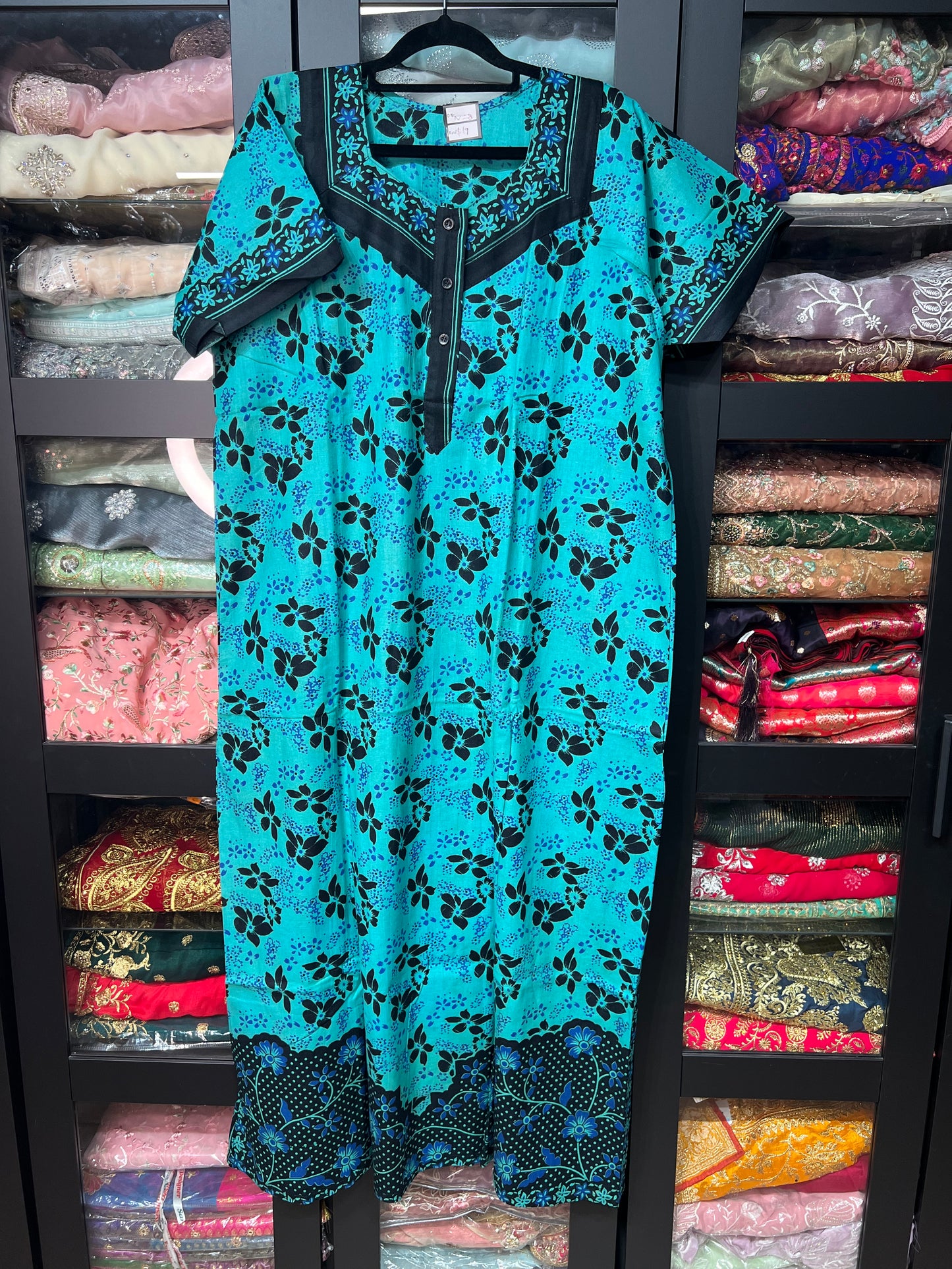 Free size Indian Cotton Nighty Nightgown NI28