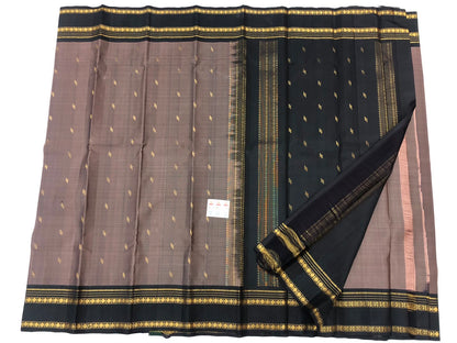 Vintage Kanchipuram Pure Silk Saree Bridal Indian Kanjivaram Sari SPK323