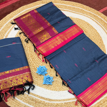 Kalyani Silk Cotton Sari South Indian Saree S140
