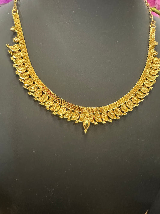 Forming Gold Indian Necklace Kids Jewellery N50