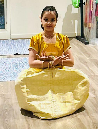 Indian Lehenga Pattu Pavadai Sattai Skirt Top G28