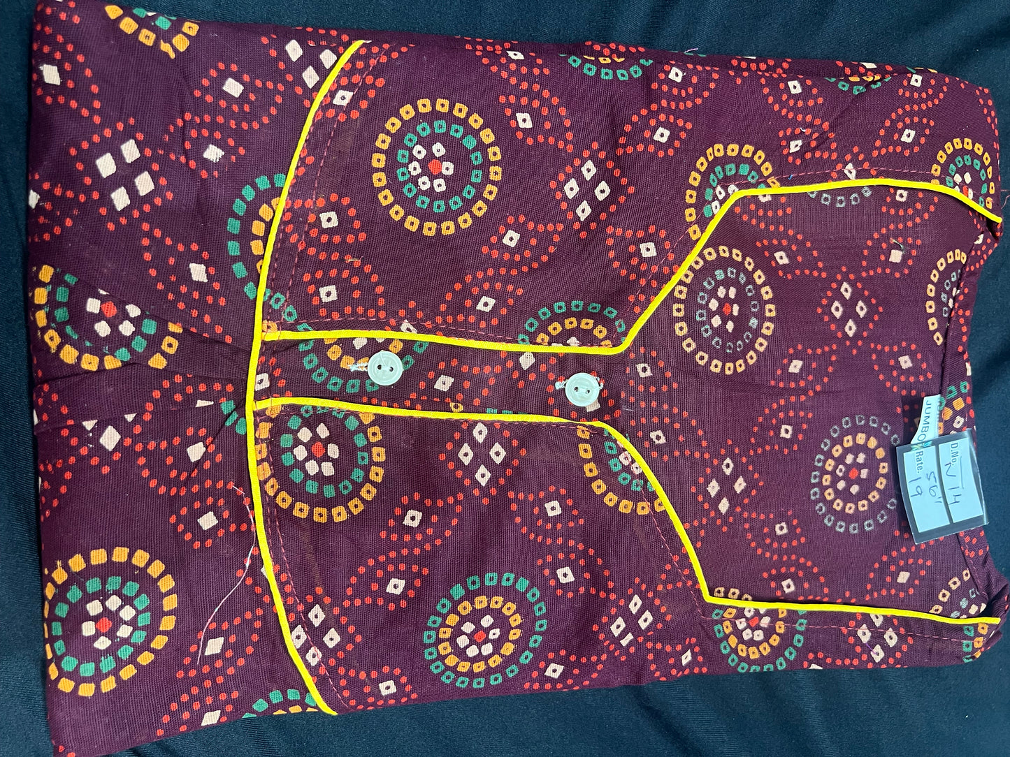 Free size Indian Cotton Nighty Nightgown NI14