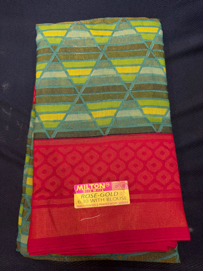 Brasso Sari Indian Fancy Casual wear Saree  SAR3