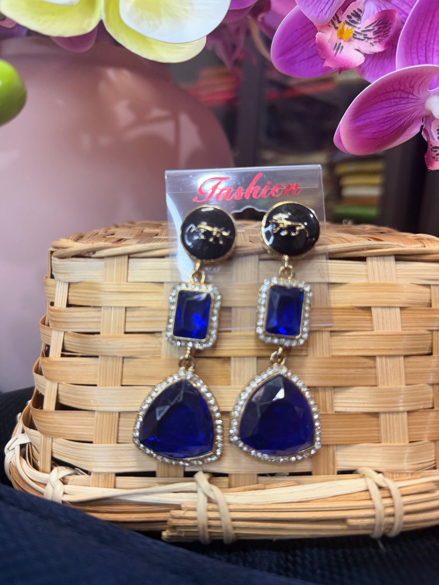 Purple Indian Sabyasachi Inspired Earrings Stylish Indian Jewellery E12