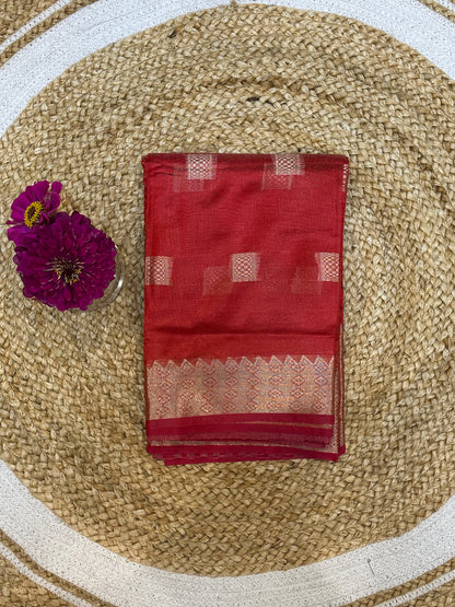 Red Sari Indian Saree S28