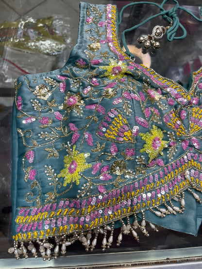 Ready to wear Sari Indian Bollywood Diwali Fancy Party wear Saree RE1