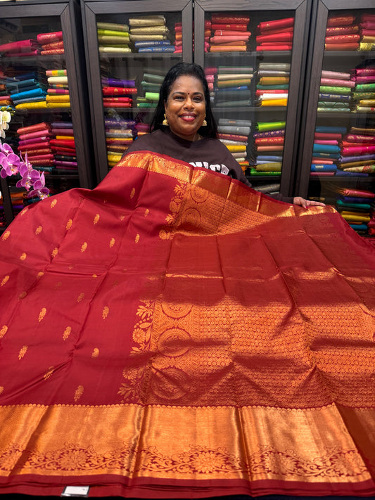 Bridal Kanchipuram Pure Silk Saree Kanjivaram Sari SPK480