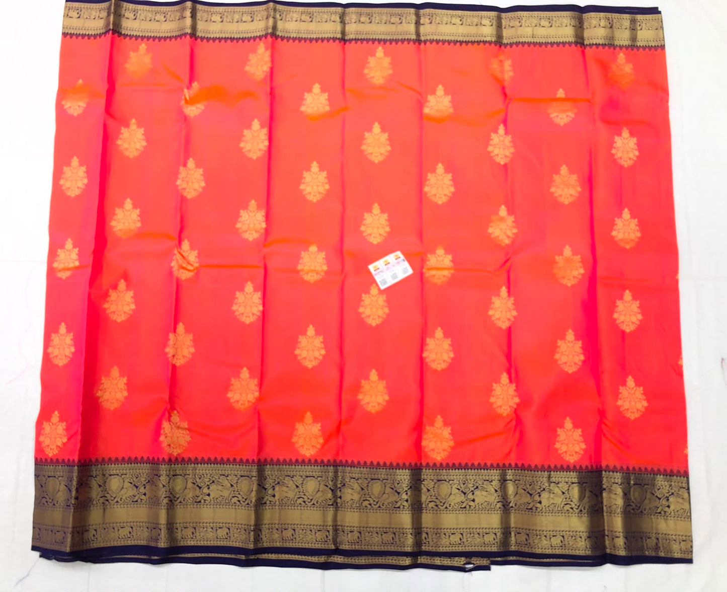 Kanchipuram Pure Silk Saree Bridal Kanjivaram Sari SPK300