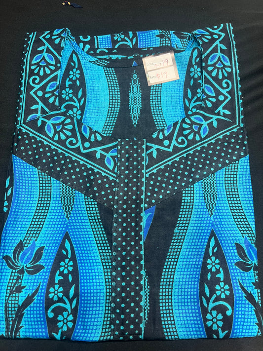 Free size Indian Cotton Nighty Nightgown NI19