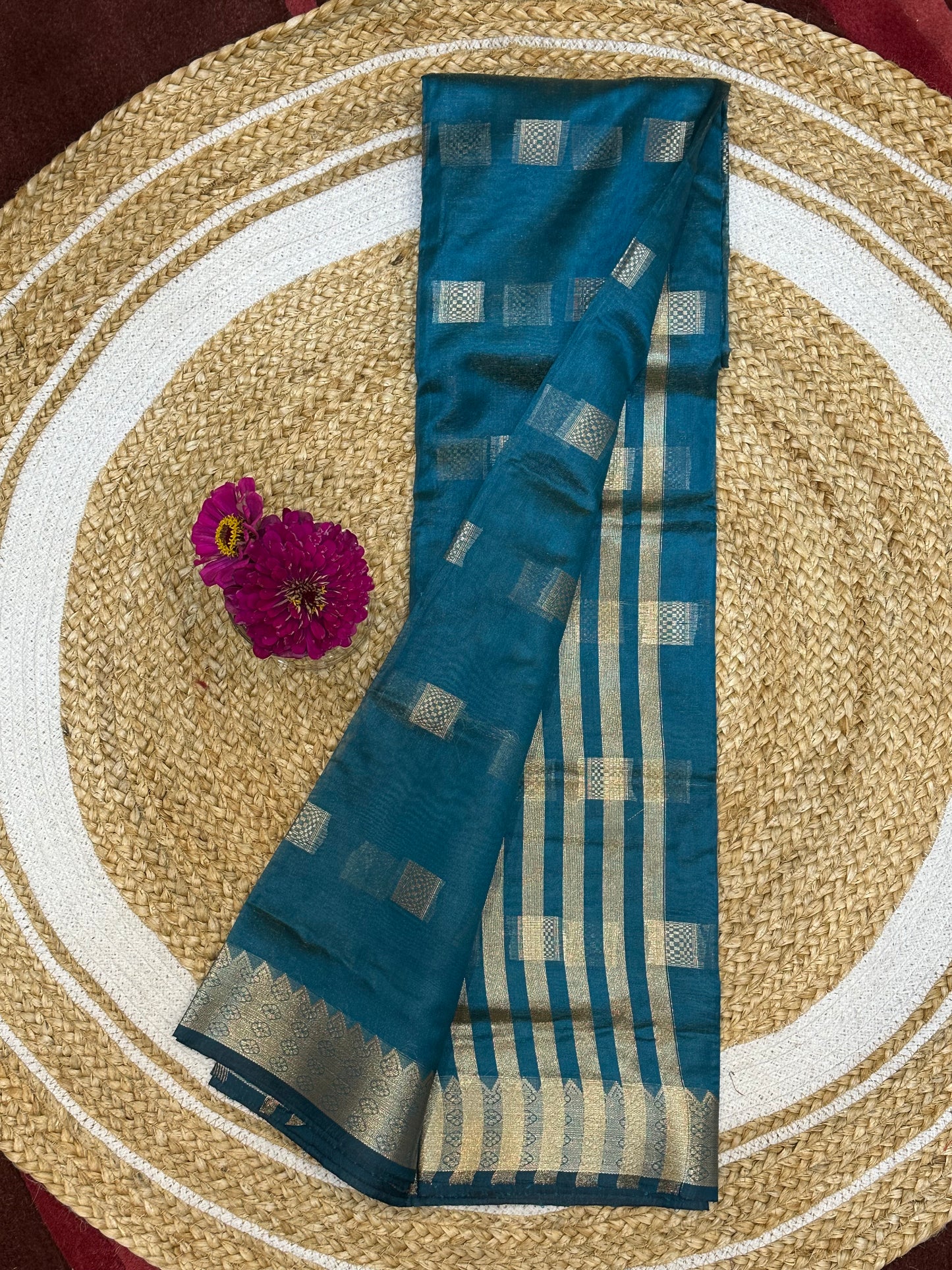 Blue Sari Indian Saree S31