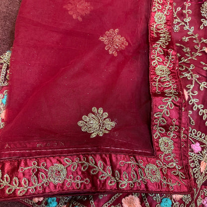 Indian velvet Lehenga Lehnga Diwali outfit Sydney Australia L13
