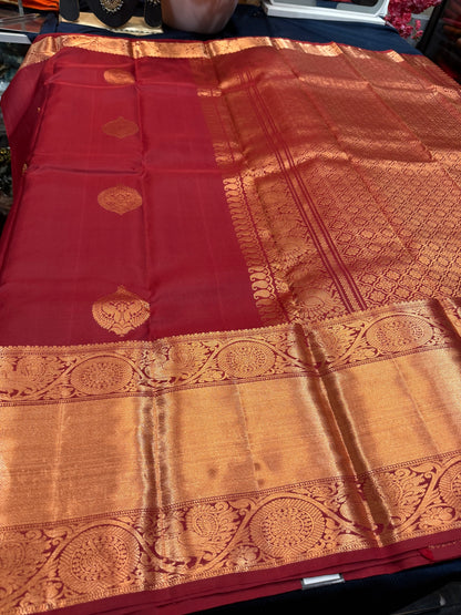 Kanchipuram Pure Silk Saree Kanjivaram Sari| SPK080
