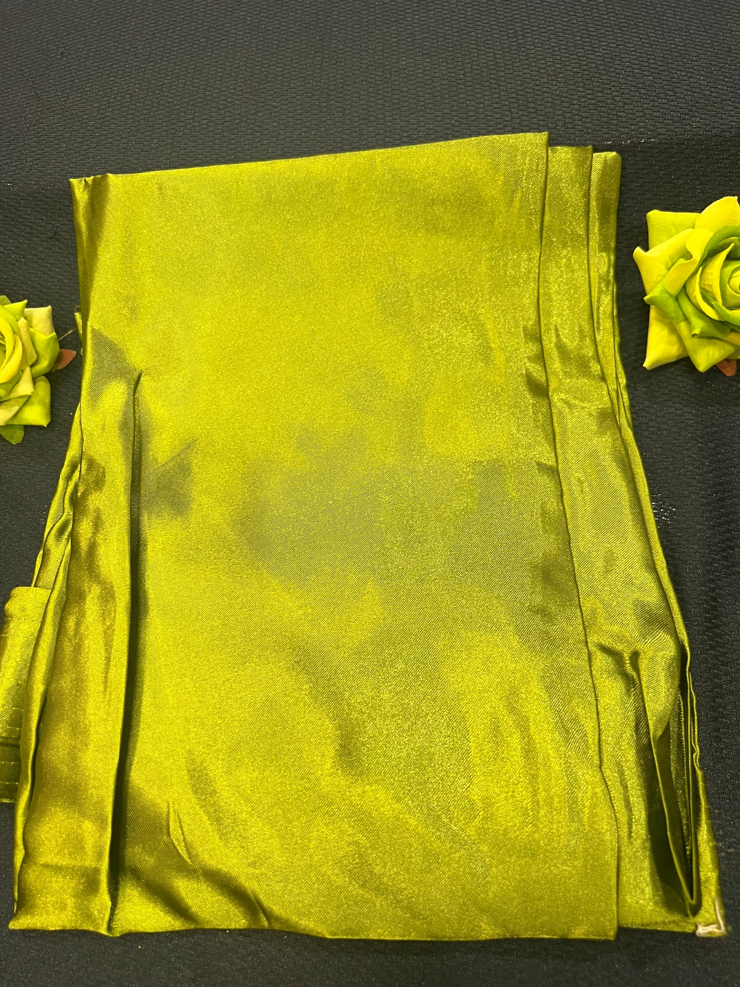 Petticoat Satin Underskirt Mehendi Green P1