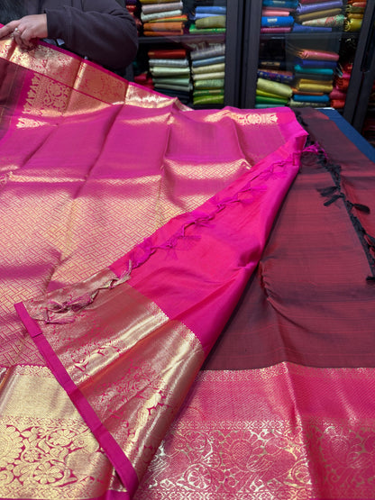 Bridal Kanchipuram Pure Silk Saree Kanjivaram Sari SPK464