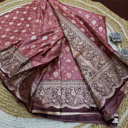 Blue Sari Indian Fancy Stonework Party wear Silk Saree S146