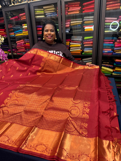 Bridal Kanchipuram Pure Silk Saree Kanjivaram Sari SPK480
