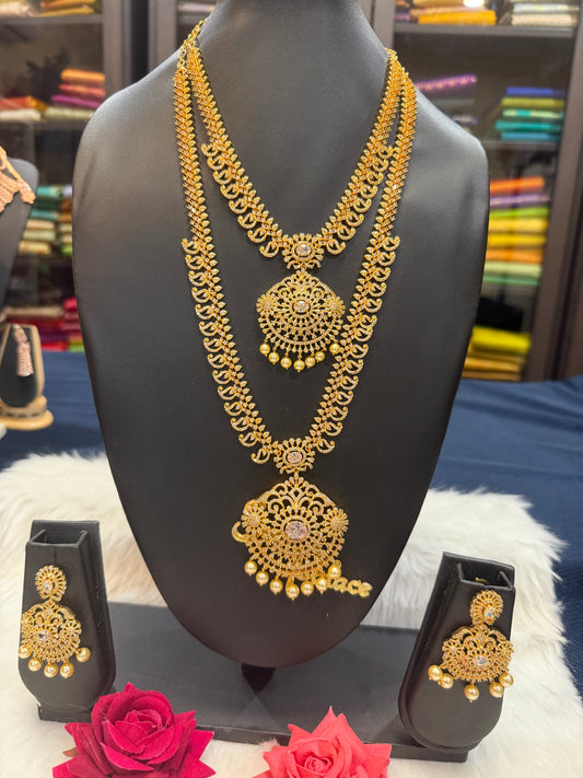 AD Indian Bridal Necklace set N3