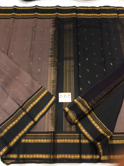 Vintage Kanchipuram Pure Silk Saree Bridal Indian Kanjivaram Sari SPK323