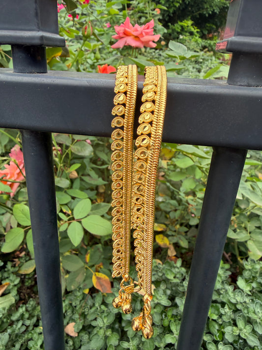 Foaming Gold Indian Payal Kolusu Anklets Golusu P6