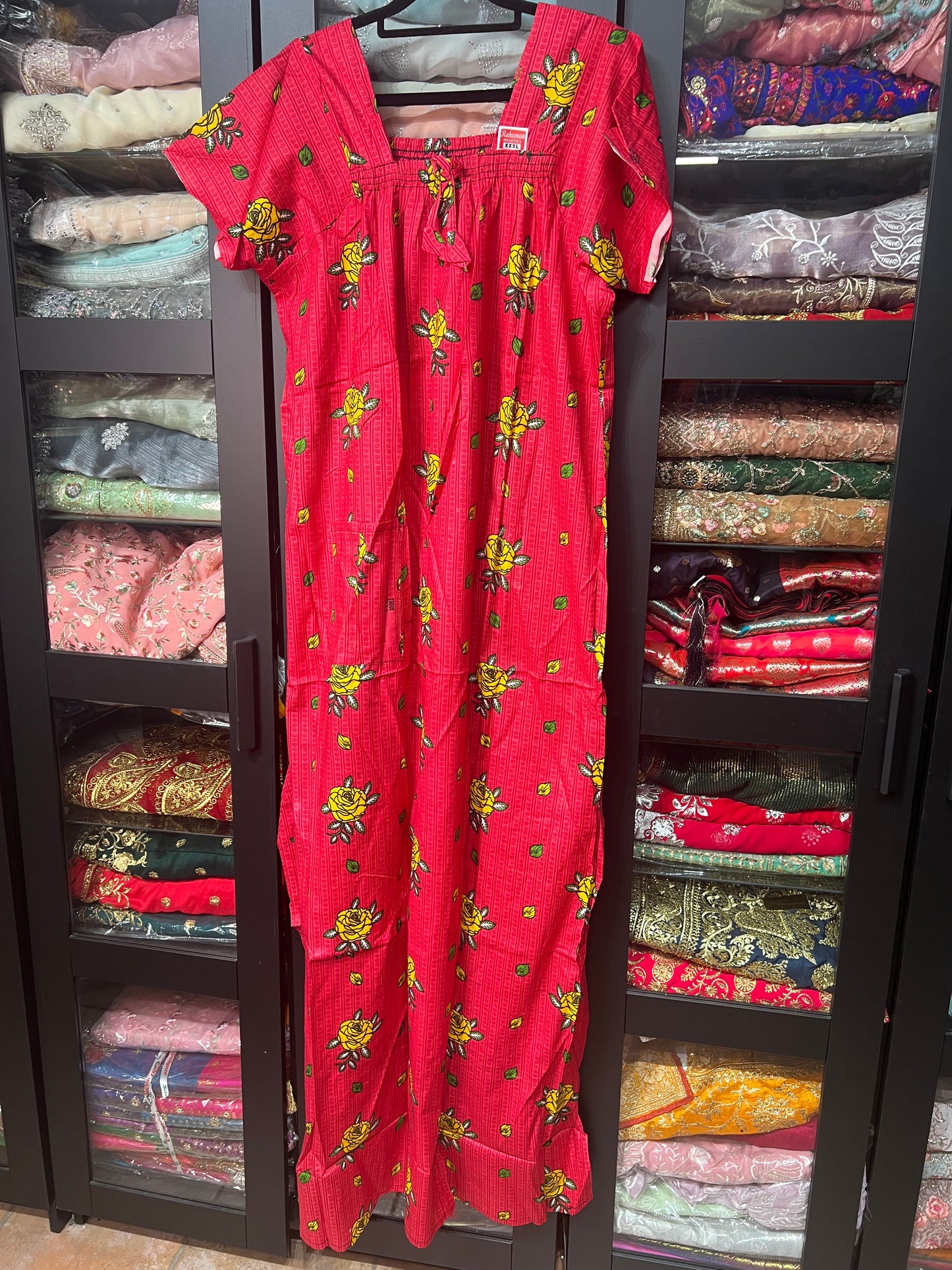 Free size Indian Cotton Nighty Nightgown NI2