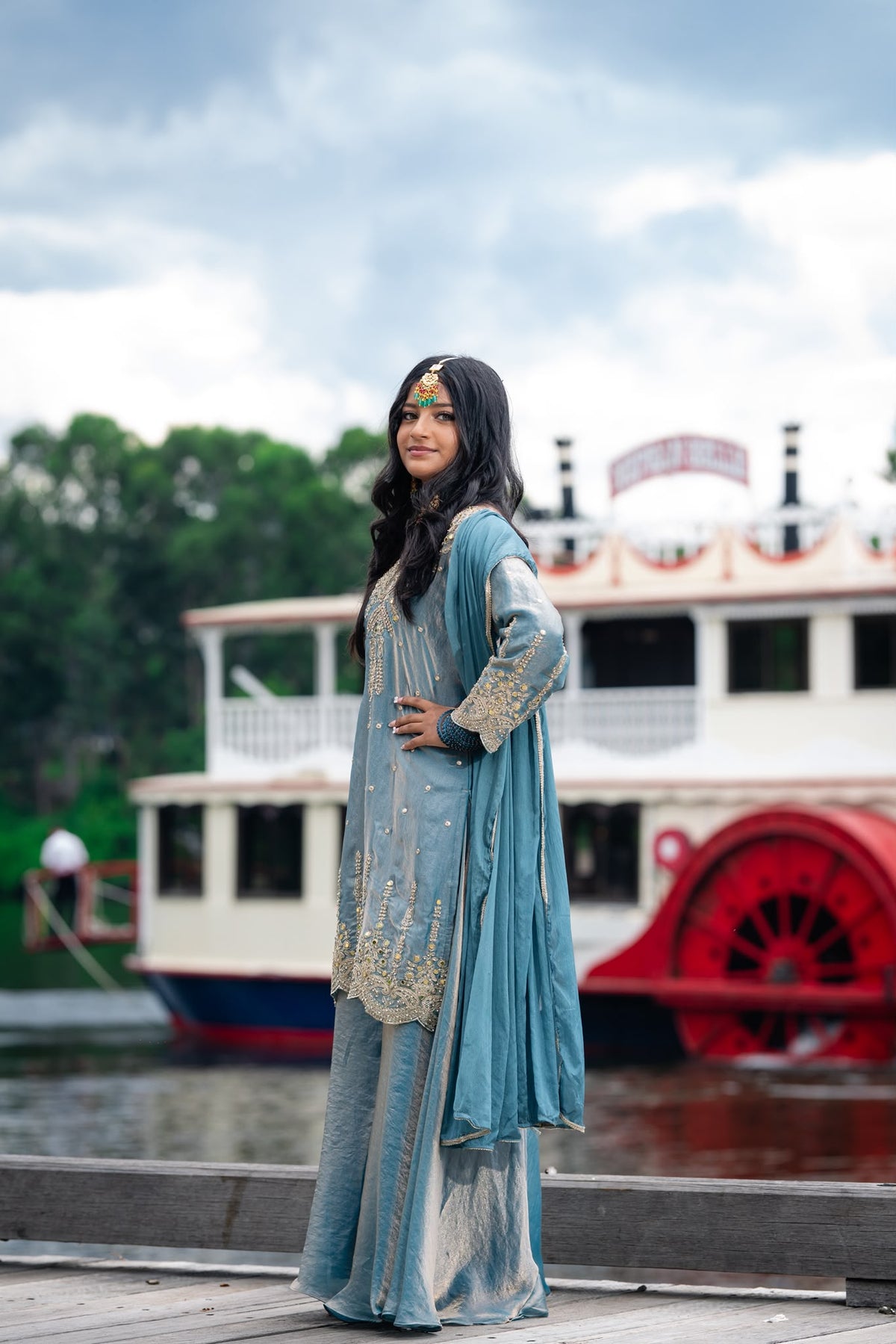 Indian Pakistani Outfit Salwar Kameez Bollywood stylish Diwali Suit S60