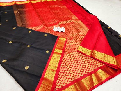 Kanjivaram Sari Pure Silk Saree | SPK018