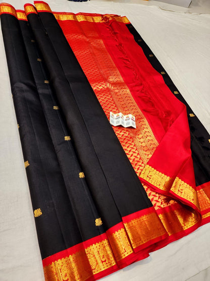 Kanjivaram Sari Pure Silk Saree | SPK018