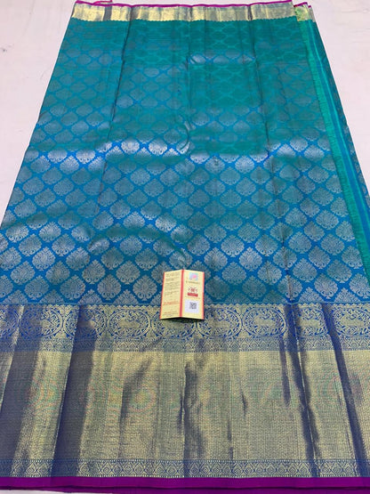 Kanchipuram Pure Silk Saree with Gold Zari | SPK071
